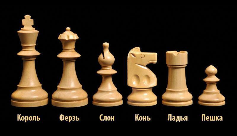 Шахматні фігури – назви та опис фігур